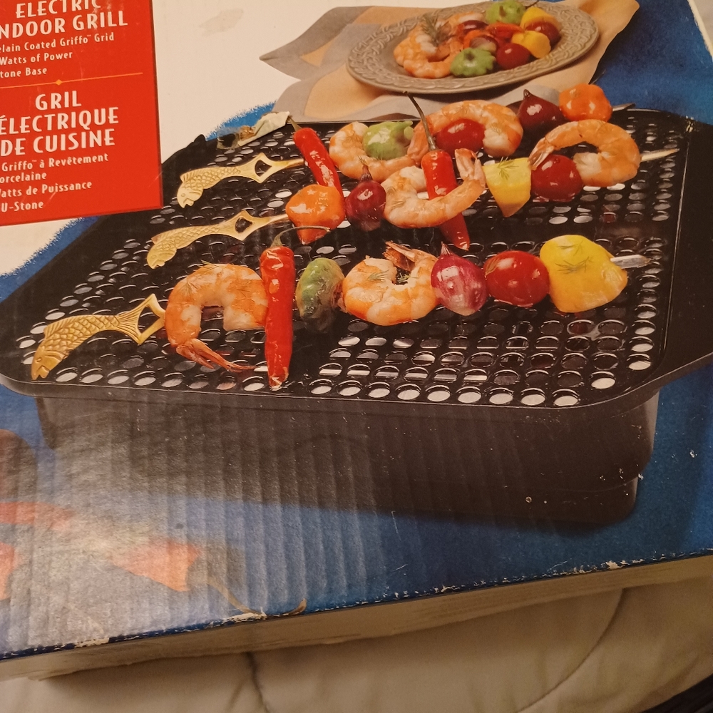 Electric indoor grill